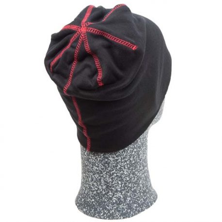 AR23 Beanie Black-Red Back